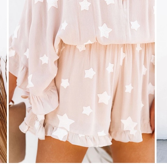 Beyond the Sea Kimono Star Romper - Picture 3 of 11